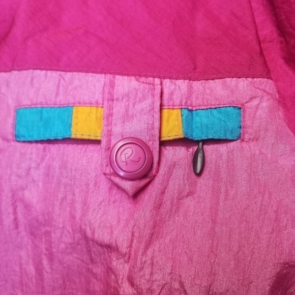Vtg 80s Robbe Magic pink ski snow jacket barbiecore - Picture 10 of 16